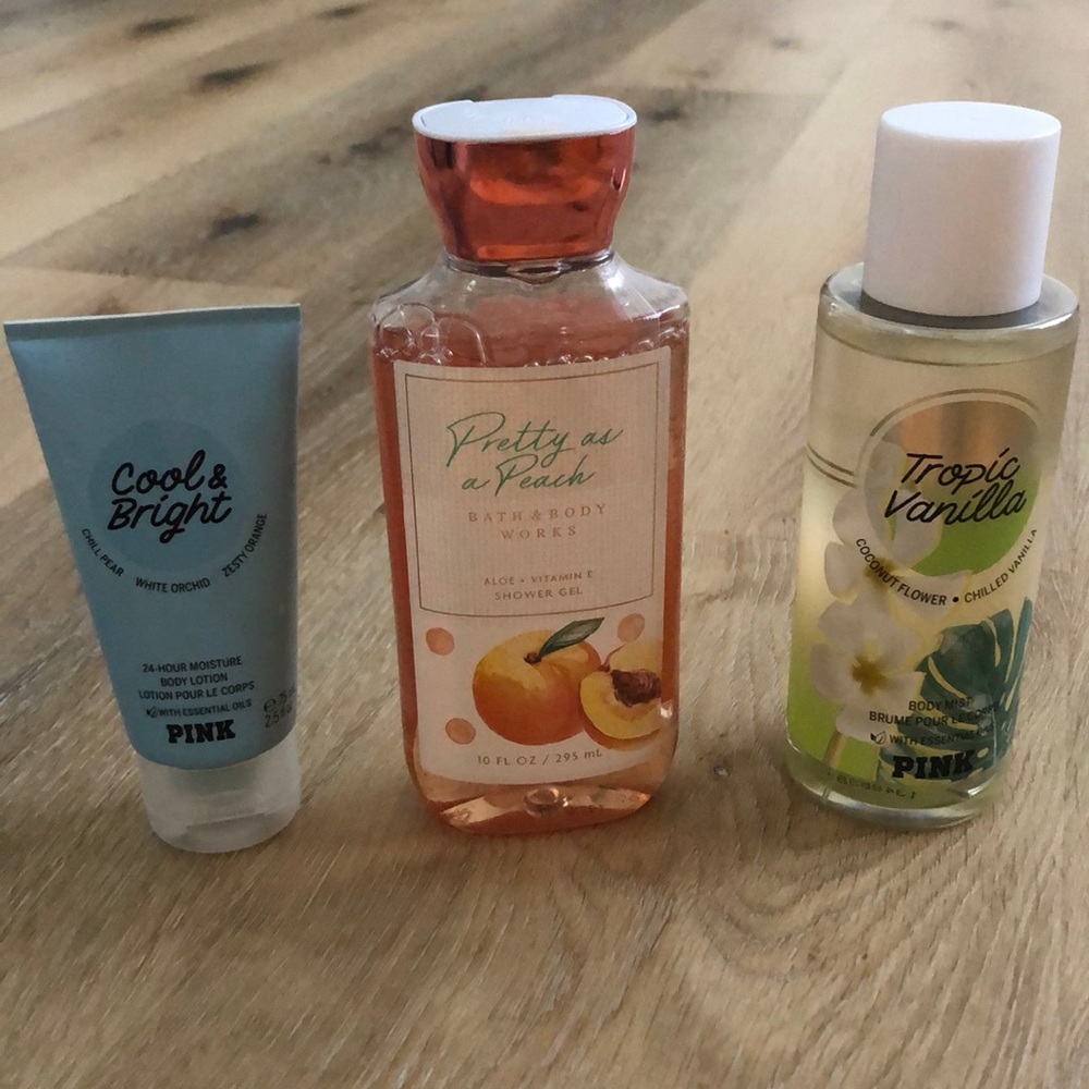 PINK and Bath and Body Works Body Care Set